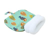 LYEAA Cama de felpa cálida para gatos, divertido saco de dormir de dibujos animados para gatitos y cachorros, cama de felpa para perros