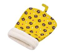 LYEAA Cama de felpa cálida para gatos, divertido saco de dormir de dibujos animados para gatitos y cachorros, cama de felpa para perros