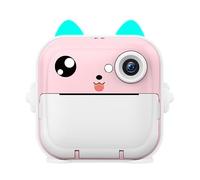 LYEAA Cámara de impresión instantánea 4 en 1 para niños, pantalla IPS de 2.4 pulgadas, cámara infantil de impresión instantánea, grabación de video, cámara infantil con impresora térmica, contiene 3