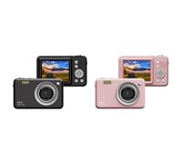 LYEAA Cámara Digital de 2,4 Pulgadas para niños HD 1080P Video 500W Cámara de apuntar y Disparar