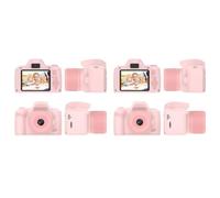 LYEAA Cámara digital HD 1080P para niños con pantalla IPS de 2.4 pulgadas, cámara selfie de lente larga para niños y niñas de 6 a 10 años