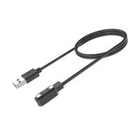 LYEAA Cargador magnético de 5 V 1 A, cargador negro de carga estable, cargador de reloj de protección múltiple, accesorios inteligentes para Zeblaze Vibe 7