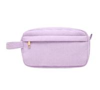 LYEAA Case de Pana Caja de Maquillaje Bolsa de Gran Capacidad para Adultos Adolescentes (púrpura)