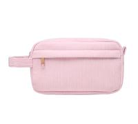 LYEAA Corora de la Cana Case de lápiz Bolsa Gran Capacidad para Adultos Adolescentes (Rosa)