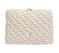 LYEAA Estuche de Transporte para computadora portátil con Estampado de Flores, Estuche Acolchado para computadora portátil, Estuche Protector para computadora portátil de 11 a 15 Pulgadas