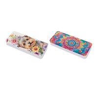 LYEAA Estuche organizador de pintura de diamantes para suministros escolares y pintura de papelería, Wjh2020+21