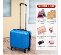 LYEAA Juego de 4 maletas rígidas de 18 pulgadas con mochila para estudiantes y adolescentes, Azul real, 45,72 cm, 550.00x360.00x170.00mm/21.65x14.17x6.69inch, moda