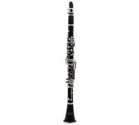 LYEAA Juego de Clarinete Profesional Guantes Blancos/Paño de Limpieza Juego de Instrumentos Musicales para Examen de Estudiantes Adultos Clarinete Sib 17 Teclas con Estuche Barriles/Cañas pa