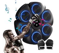 LYEAA Máquina de Boxeo de música Máquina de perforación Inteligente montada en la Pared Tipo C Carga Equipo de Entrenamiento de Juegos de Boxeo One Punch con conexión y luz RGB