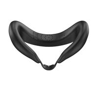 LYEAA Máscara facial de silicona a prueba de sudor, lavable, almohadilla facial de repuesto a prueba de polvo para 3 auriculares, Black, Funda para consola de juegos