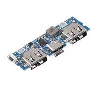 LYEAA Micro/Type-C Boost Cargador de batería Banco de energía móvil Protección contra sobrecarga USB 5V Banco de energía móvil Cargador de batería de Litio 2.4A Banco de energía móvil 18650