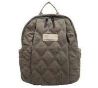 LYEAA Mochila de algodón acolchada para mujer, correa de hombro ajustable, mochila escolar de gran capacidad, mochila con cremallera, bolsa de viaje, verde, 250.00x140.00x50.00mm/9.84x5.51x1.97inch