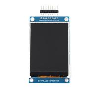 LYEAA Módulo de visualización de pantalla LCD de 2,4 pulgadas, interfaz SPI ILI9341 TFT LCD, placa de protección de 3,3 V, 240 x 320 píxeles, componentes electrónicos, ver imagen, moda
