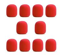 LYEAA Paquete de 10 protectores para micrófono de escenario de mano, cubierta de esponja para micrófono, protector de espuma para KTV DJ Stage micrófono