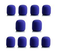 LYEAA Paquete de 10 protectores para micrófono de escenario de mano, cubierta de esponja para micrófono, protector de espuma para KTV DJ Stage micrófono