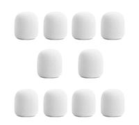 LYEAA Paquete de 10 protectores para micrófono de escenario de mano, cubierta de esponja para micrófono, protector de espuma para KTV DJ Stage micrófono