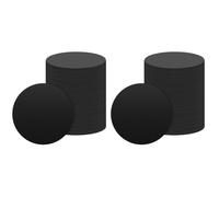 LYEAA Paquete de 50 cuñas de goma para patas de mesa de billar de 3 pulgadas de diámetro para fijación oscilante y protección del suelo