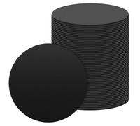 LYEAA Paquete de 50 cuñas de goma para patas de mesa de billar de 3 pulgadas de diámetro para fijación oscilante y protección del suelo