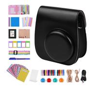 LYEAA Paquete de Accesorios para cámara instantánea 10 en 1, Bolsa para cámara, álbum de Fotos, Correa para el Hombro, Marco de película, filtros, Pegatinas para Fujifilm Instax Mini 12/11/9