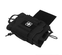 LYEAA Paquete de botiquín de primeros auxilios de implementación rápida/rápida, bolsa médica táctica, botiquín médico de caza al aire libre para viajes en coche militar táctico, senderismo