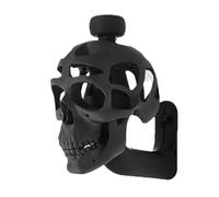 LYEAA Paquete de exhibición de casco de calavera 3D, soporte para casco de motocicleta, organizador de casco de motociclista, estante de calavera para gorras de béisbol, casco de rugby, casc