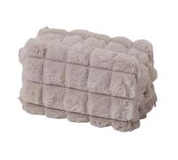 LYEAA Plush Lápiz Case con Bolsa Cosmética Bolsa Cosmética Organizador de Maquillaje de Color sólido Bolsa para Viajar (Beige)