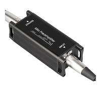 LYEAA Preamplificador de micrófono portátil profesional Pream 20Hz-20kHz Pure Gain ligero para grabación en casa de estudio (con cable)