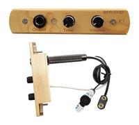 LYEAA Preamplificador de tambor de cajón/pastilla con control de volumen de tono, sistema de recogida electrónico, conector de salida, micrófono, sistema de recogida electrónica, instrumentos de