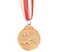 LYEAA Premios de competición de medallas de natación de 5 cm con cinta para el cuello Medalla de oro/plata/bronce Medallas de 1.º/2.º/3.er lugar para competición deportiva