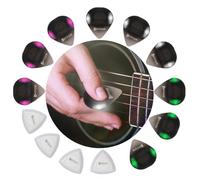 LYEAA Púa luminosa táctil de guitarra con luz LED de alta sensibilidad, instrumento de cuerda, antideslizante, portátil, para guitarristas eléctricos y bajos