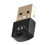 LYEAA Receptor de audio Transmisor Plug and Play Adaptador USB Dongle para PC de escritorio Ratón inalámbrico Compatible con Bluetooth 5.3