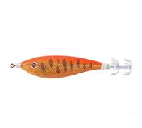 LYEAA Señuelo de Pesca de Calamar Horizontal Brillante 4.3 in/13,4 G Luminoso Calamar Jig Jigging señuelo de Pesca Flotante Calamar Jigging Eging Madera camarones Ganchos Pulpo Artificial pa
