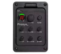 LYEAA Sintonizador de ecualizador de guitarra acústica clásica 201, sistema de preamplificador integrado, 4 bandas para Fishman Presys+