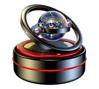 LYEAA Solar Air Ambientador de aire giratorio Fragancia Purificador de aire Purificador de aceite esencial Decoración interior del automóvil