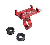 LYEAA Soporte de teléfonos móviles de Bicicleta Soporte de Motocicletas E-Scooter soportador de Soporte de Soporte de Soporte Universal Accesorio de Ciclismo (Rojo)