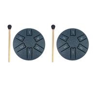 LYEAA Tambor de lluvia de 6 notas de 3 pulgadas, perfecto para campanillas de lluvia al aire libre, meditación de yoga y regalo musical único