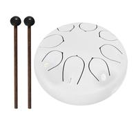 LYEAA Tambor de mano de 6 pulgadas y 8 notas con bolsa para meditación y yoga, regalo de tambor zen