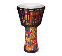LYEAA Tambor de piel de cabra con patrones artísticos coloridos de 8 pulgadas, tambor de instrumento musical, gran regalo para principiantes, adultos y niños (estilo D)