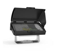 Lyeiaa Cubierta de visera solar para Garmin Striker Vivid 7cv/7sv y Garmin Striker 7cv/7sv buscador de peces, protector de pantalla ABS antirreflejos, plegable, protección contra la intemperie y el