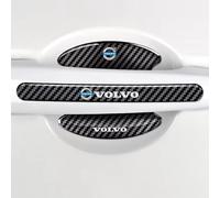 LYENMD 8 Piezas Pegatinas Protectoras para Manijas de Puerta de Coche para Volvo S40 1995-2012, Manija de La Puerta del Automóvil Protector contra Rasguños