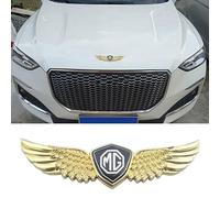 LYENMD Pegatinas 3D Metal Emblema Coche para MG MG3 II 2013-2018, Calcomanía Logotipo Insignia Badge Autoadhesivas Sticker Accesorios Tuning Regalo,A