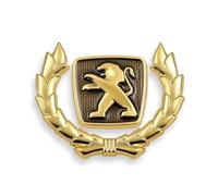 LYENMD Pegatinas 3D Metal Emblema Coche para Peugeot 508 2011-2020 2021 SW GT RXH, Calcomanía Logotipo Insignia Badge Autoadhesivas Sticker Accesorios Tuning Regalo