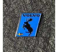 LYENMD Pegatinas 3D Metal Emblema Coche para Volvo EX30 EX90 R Design, Calcomanía Logotipo Insignia Badge Autoadhesivas Sticker Accesorios Tuning Regalo
