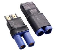 Lyeteung 2 Piezas Conectores EC5 a Compatible con Traxxas, Compatible con TRX Macho/Hembra a EC5 Macho/Hembra Adaptador, para Batería RC Lipo