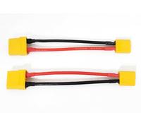 Lyeteung 2 Piezas Conectores XT60 a XT90, XT90 Hembra a XT60 Macho Adaptador, con Cable de Silicona 10cm 14AWG, para Batería RC Lipo