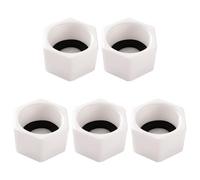 Lyeteung 5 Piezas G3/4 Tapón Rosca Ciego Hembra, Tapón de Extremo de PPR, para Extremos de Tubos