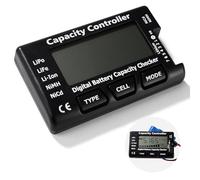 Lyeteung RC Cellmeter 7 Digital Probador de Capacidad de Batería, Digital Comprobador de Batería, Digital Batería Capacidad Voltaje Tester, para NiCd NiMH LiPo LiFe Li-ion Batería