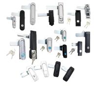 LYEUXHJPX Cerradura for Caja de gabinete, Puerta de gabinete Industrial General, archivador de Rebote, Interruptor, Cerradura Plana, 1 Uds.(Motor with Bracket)