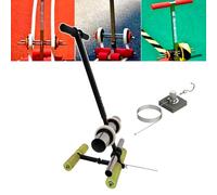 LYFDPN Aplicador Manual de Cinta de Piso,Herramienta de Pintura del dispensador de Cinta Adhesiva,Máquina pegadora de Cinta Adhesiva de Pintor para Piso (Set)