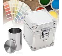 LYFDPN Copa de Gravedad específica de Acero Inoxidable, Taza de Densidad de Pintura de 37/50/100 ml, picnómetro líquido densímetro para medición específica de líquido (100ml)